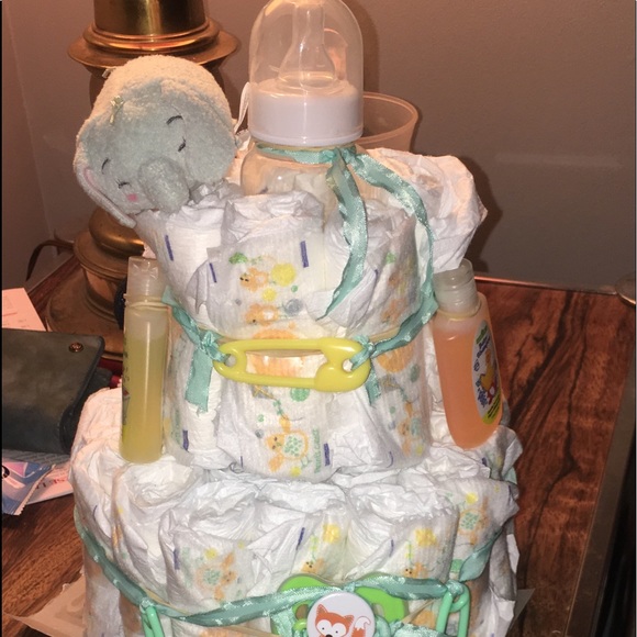 gender neutral diaper cake ideas